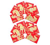 Operitacx 120 Pièces Envelopes Vietnamese Lunar Year Horse Year Asian Spring Festival Packets Lucky Money Traditional Paper Hong Bao For Wedding Family Celebration