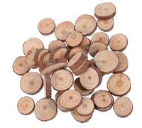 Operitacx 120 Pièces Tranches de Naturelles Non Disques pour Artisanat Diy Décorations de Mariage et Ornements de Noël de Diamètre Épaisseur
