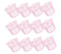 Operitacx 12pièces Boîtes Rondes Transparentes Pour Et Coffret Décoratif Pour Et De Saint-valentin Pour Et Souvenirs