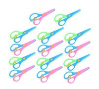 Operitacx 14 Pièces Ciseaux Plastique pour Garçon Fille Lot de Ciseaux de Sécurité Colorés pour Bricolage Adaptés Aux Écoles et Aux Activités Manuelles Maison