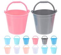 Operitacx 14 Pièces Petit Seau Mini Seau De Plage Enfants Semblant Jouets Casserole Seaux Miniatures Seaux Artisanaux De Maison De Modèle De Seau pour Mini Maison Mini Maison