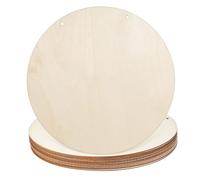 Operitacx 15 ensembles Set de Disques Ronds Cercles Massif pour Artisanat DIY Décoration Maison et Fêtes Surface Lisse Sans Écharde et Sécurisé pour Âges