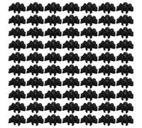 Operitacx 150 Pièces Bijoux pour Ongles Halloween en Résine Noire 3d Style Rétro Animal Araignée Décoration Réaliste pour Carnaval et Saison des Fêtes