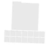 Operitacx 15pièces Séparateurs Vinyl Polyvalents Intercalaire Et Bookend Division Facile pour Rangement Disques Et Documents Organisateur Étagère Blanc