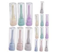 Operitacx 16 applicateurs de lentilles sclérales en silicone - Outil de retrait de lentilles souples et rigides - Applicateur à ventouse confortable pour de contact quotidiennes