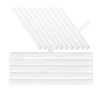 Operitacx 16 Bâtons de Colle Chaude Thermofusible en Eva Blanc, 16 Pièces, Facile à Utiliser et Séchage Rapide pour Bricolage et Travaux Manuels