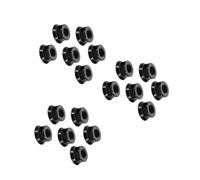 Operitacx 18 Pcs Écrou de Moyeu de Vélo M10 Pliable pour Roue et Arrière
