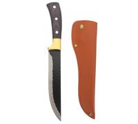 Operitacx 1ensemble Couteau à Désosser Multifonction Acier Inoxydable avec Manche Ergonomique Bois et Étui Cuir Coupe-désosseur Tranchant pour Viande et Légumes Set Professionnel Robuste