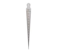 Operitacx 1pièce Jauge de Biseau Acier Inoxydable Jauge de Soudage Métrique Outil de Mesure de Profondeur pour Soudeur Surface Gravée Claire