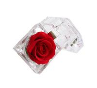 Operitacx 1pièces Rose Éternelle Préservée Coffret Rouge pour Saint-Valentin Anniversaire Et Autres Occasions Spéciales