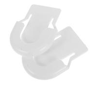 Operitacx 2 Clips de Porte-stéthoscope en Plastique Blanc pour Infirmières et Médecins, Design Polyvalent et Facile à Utiliser, Accessoires Élégants et Fonctionnels pour Stéthoscope