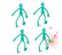Operitacx 2 Ensembles Attaches de Jardin Flexibles Plastique avec Fil de Fer Lot Forme de Lien Support Plante Réutilisable pour Fleurs et Vignes