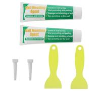 Operitacx 2 Ensembles Kit de Réparation Murale avec Pâte Réparatrice et Spatule à Onglet de Réparation Murale pour Fissures et Intérieur Extérieur Aux Intempéries et Usage Facile