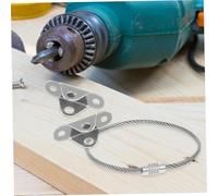 Operitacx 2 Ensembles Kit de Sécurité Mural Acier Inoxydable Sangles Basculement pour Meubles Hauts Fixations Universelles pour Bibliothèques Armoires et Commodes Installation Facile sans