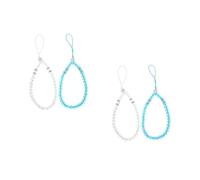 Operitacx 2 Ensembles Lanière De Téléphone Cristal Dérapante De Pratique Pour Clés Pour Saint Valentin Durable Élégant 2 Pièces * 2