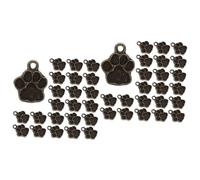 Operitacx 2 Ensembles Pendentifs Forme De Patte Charme Pour Diy Accessoires De Bricolage Amusants Uniques 100 Pièces * 2