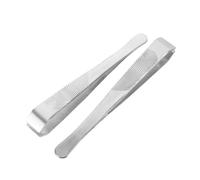 Operitacx 2 Ensembles Pince Brucelle de Précision Étui Transparent en Acier Inoxydable avec Prise Stable et Embout Large Plat Style Ergonomique pour Sourcils et Poils Menton