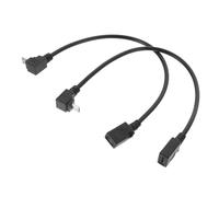 Operitacx 2 pièces Adaptateur Micro USB Angle Droit Câble Rallonge USB Charge Rapide Données Connecteurs Haut pour Espaces Restreints