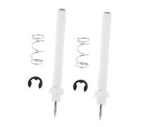 Operitacx 2 Pièces Aiguilles Allumage de Cuisinière à Gaz de Aiguilles Électrodes avec Ressort et Clip Allumeur de Brûleur Chaleur pour Cuisine Professionnelle et Domestique