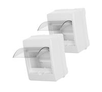 Operitacx 2 Pièces Boîte de Protection Électrique Transparent Boîte de Distribution Étanche pour Stations de Charge Installation Intérieure Extérieure Électrique Optimisée