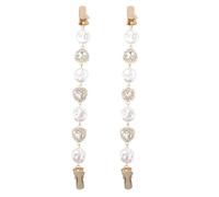 Operitacx 2 Pièces Broche Pince Cardigan Baroque Femme Élégante en | Accent Décoratif Léger, pour Pulls et Revers de Manteau, Style Chic Bureau Cérémonies Style Aléatoire