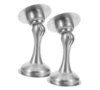 Operitacx 2 Pièces Butée de Porte Magnétique Murale Lot de Protection Murale Acier Inoxydable Design Élégant pour Maison Bureau et Salle de Bain Arrêt de Porte Antidérapant et