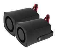 Operitacx 2 Pièces Buzzer de Recul 12v pour Véhicule et Moto Signal Sonore Clair et Cycle Tonalité, Alarme de Sécurité en Plastique Noir pour Applications Véhicules Commerciaux
