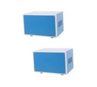 Operitacx 2 Pièces Châssis D'instrument Boîtes De Projet Électriques Claires Armoire Jonction Wifi Logement Enceinte Boite De Derivation Cas De Projet Boitier Électronique Abdos