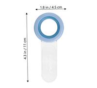 Operitacx 2 pièces Couvercle de Wc Pratique et Accessoire Hygiénique Facile à Installer pour Cuvette de Toilette Protection des Mains pour Usage Domestique et Public