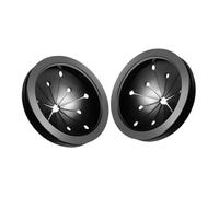Operitacx 2 Pièces Couvercle Éclaboussures pour Évier de Cuisine Baffle de Drain pour Éliminateur de Déchets Protection les Éclaboussures Bruit Accessoires pour Évier