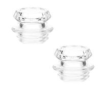 Operitacx 2 Pièces Couvercle en Verre Résistant Poignée Solide pour Percolateur à Café, Filtre Compatible pour Machine à Café, pour Bureau ou Aventures en Plein Air