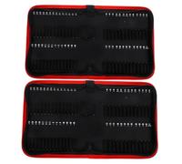 Operitacx 2 pièces de Rangement pour Embouts de Perçage Oxford Organisateur Portable et Robuste à Main Compact pour Atelier et Réparation Compatible Multi Lot