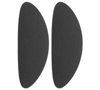 Operitacx 2 Pièces Diffuseur de Lumière Rond Anti-éblouissement en Tissu Noir pour Lampe Suspendue et Plafonnier, Couverture Protectrice Résistante à Haute Température, Maison Lecture