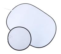 Operitacx 2 Pièces Diffuseur de Photographie Pliable Argenté Fibre de | Réflecteurs Portables, Réflexion Uniforme et Lumière Douce, Usage en Studio ou Diffusion en Direct
