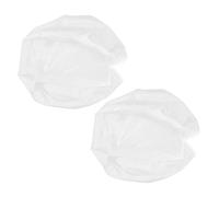 Operitacx 2 Pièces Doublure Intérieure de Pouf Blanc en Tissu Polyester, Confortable et Amovible, pour Salon et Chambre, Style Moderne Minimaliste, Taille 45x25 Cm