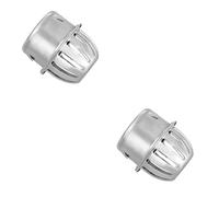 Operitacx 2 pièces Drain de Sol Acier Inoxydable Rond Capacité Dévacuation Bouchage pour Balcon et Extérieur Protection Durable les Obstructions