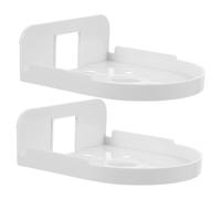 Operitacx 2 Pièces Étagère Murale Flottante pour de et Haut Parleur Lot de Installation Facile pour Murs Design Élégant et Durable pour Bain Intérieur