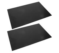 Operitacx 2 Pièces Feuille ABS Noire Gravable pour Découpe Précise et | Surface Lisse et Régulière, Transfert de Motif Précis, Résistante aux Manipulations Fréquentes, pour Décoration Intérieure