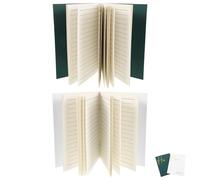 Operitacx 2 Pièces Livres de Vœux pour Lui Papier, Pages Lignées | Cartes de Serment de Mariage Élégantes et Modernes, Modèle Pratique, Souvenir Solide pour Cérémonie
