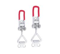 Operitacx 2 pièces Loquets Bascule Réglables Serrage Rapide pour Portes et Coffres Poignée Plastique Ergonomique Fixation Latérale Compacte pour Usage Professionnel et Domestique