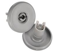 Operitacx 2 Pièces Lot De Roues Inférieures De Rechange Pour Panier De Lave-vaisselle Compatible Avec Marques Courantes Roulettes Robustes Plastique Pour Mouvement Fluide Et Installation Fac