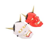 Operitacx 2 Pièces Masque D'halloween de Cosplay Japonais Fête Halloween
