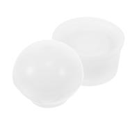 Operitacx 2 Pièces Moulages Silicone et Socle Résine Moules Ronds pour Résine Époxy Plâtre et Silicone Outils DIY Polyvalents pour Artisanales et Décoration Maison