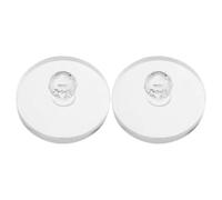Operitacx 2 Pièces Moule de Pressage Rond Répare le Maquillage et Prévient L'effondrement en Plastique Haute Précision pour Poudre et Palette Magnétique pour Passionnés de Beauté