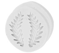 Operitacx 2 Pièces Moule en Silicone Feuille Blanche pour Pâtisserie, | Qualité Alimentaire, Surface Lisse Antiadhésive, Léger et Portable, Usage Répété pour Mousse et Feuilles Fondant