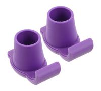 Operitacx 2 Pièces Pédalier Antidérapant en Nylon et Tpr pour Déambulateur et Canne, Accessoire Protecteur pour Personnes Âgées, Usage Extérieur sur Glace
