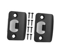 Operitacx 2 pièces Plaques de Gâche Inoxydable avec Boîtier et Vis Compatibles Serrures Traditionnelles et Modernes Butée Porte Sécurisée et Installation Facile