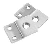 Operitacx 2 pièces Plaques de Renfort pour Serrure de Porte Sécurité Inoxydable Kit de Protection Deadbolt Compatible Serrure Multipoint et Digitale Résistant