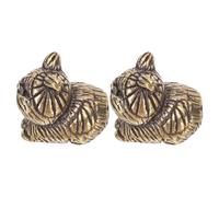 Operitacx 2 Pièces Poignées de Tiroir en Laiton Forme Chat Vintage Finition Polie Lisse Toucher Confortable pour Commode et Armoire Décoration Meuble Unique