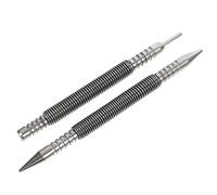 Operitacx 2 pièces Poinçon à Ressort Acier Outil sans Marteau pour Clous Perforation Précise sur Verre et et Durable Haute Efficacité